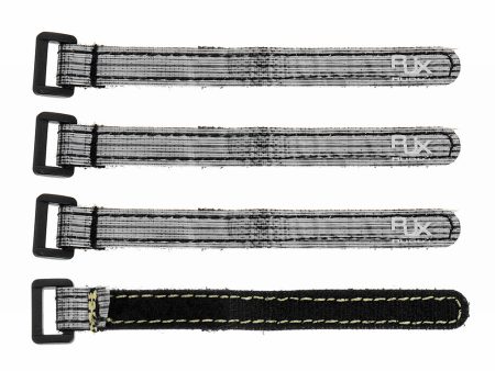 4Pcs RJX 12X140mm 12X130mm 12X120mm Fiber Plastic Buckle Battery Straps for RC Drone on Sale